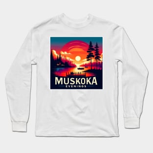 MUSKOKA EVENINGS Long Sleeve T-Shirt